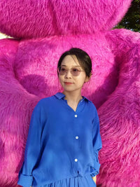 Linen Lapel Two Pieces Set