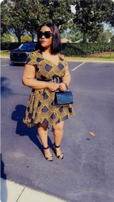 Nice Ball Gown Dress for African Queens - WY621