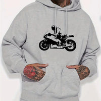 Fashionable Loose Warm Pocket Hooded Sweatshirt