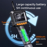 Industrial Endoscope Camera 4.3 "Single Dual Lens HD 1080P Car Inspection Borescope IP67 Waterproof Sewer Camera With LED