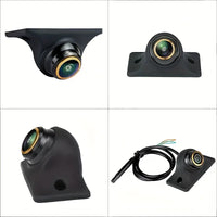 Car Camera AHD 1080P/CCD 360 Degree Rotating Fisheye Front/Side/Rear View Backup Camera for Car, Pickup, Truck, SUV, Van