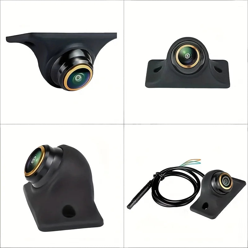 Car Camera AHD 1080P/CCD 360 Degree Rotating Fisheye Front/Side/Rear View Backup Camera for Car, Pickup, Truck, SUV, Van