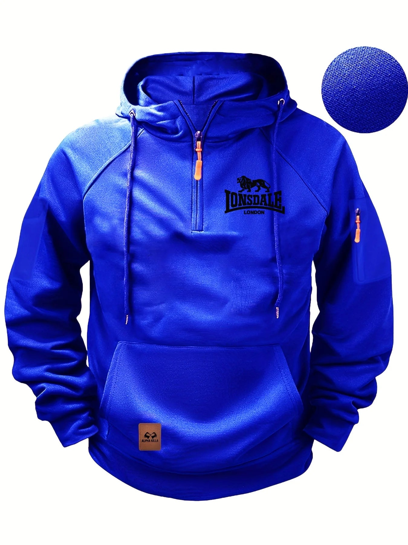 Casual Men's Multi-Pocket Zipper Hoodie