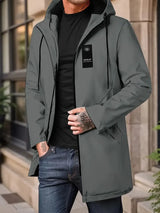 Men's Hooded Padded Thin Jacket