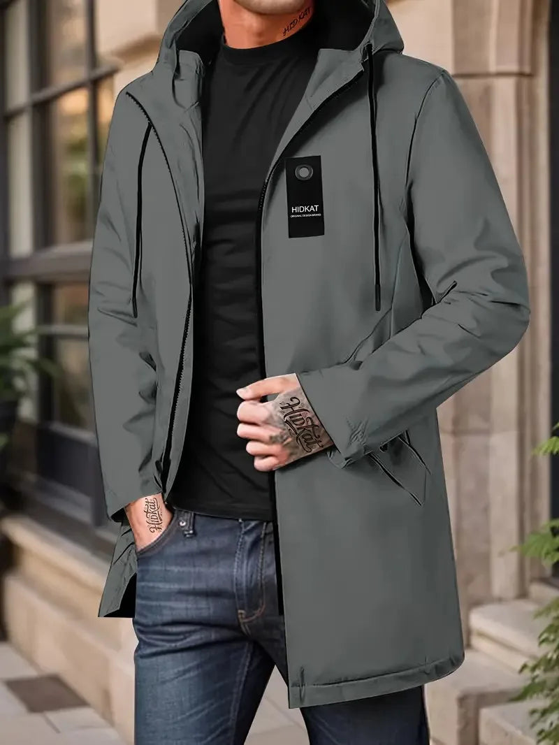 Men's Hooded Padded Thin Jacket