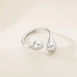 Luxury Rings Anillo Gifts For Women - Stainless Steel 304 - KR111374-GC