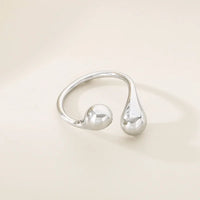 Luxury Rings Anillo Gifts For Women - Stainless Steel 304 - KR111374-GC