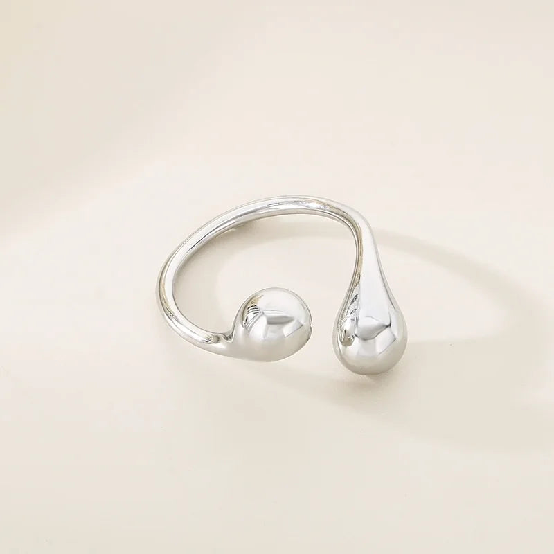 Luxury Rings Anillo Gifts For Women - Stainless Steel 304 - KR111374-GC