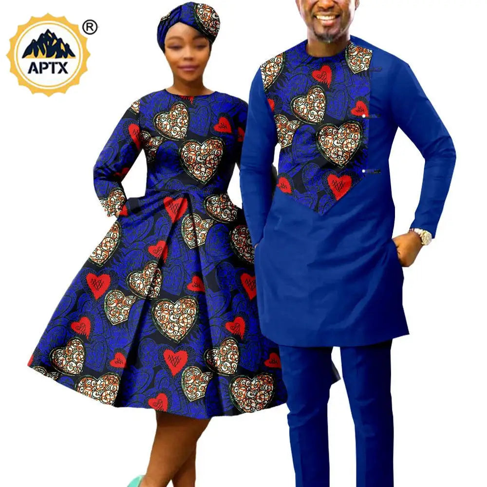 African couple to match outfits Sets - Y22C075