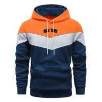 2025 Versatile Mens Tracksuit Print Casual Tricolor Sweatshirt Outdoors Sports Jogging Mens Clothing Fashion Street Hoodies Tops