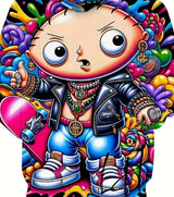 New Fashion Men'sGraphic Print Hoodie