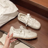 Fashion Ballet Round Toe Cross Strap Shoes