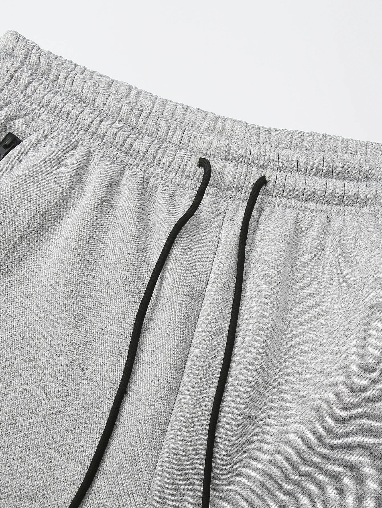 Men's winter sportswear set; warm fleece round neck sweatshirt and men's drawstring sport pants