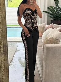 Women Casual Matching Pants Suit