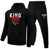 Hot Sales Mens Tracksuit Print Casual Hooded Sweatshirts 2 Pcs Set Outdoors Sports Jogging Mens Clothing Fashion Streetwear 2025