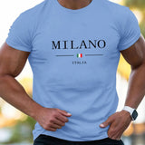 Milano Print Comfortable Cotton T-Shirt