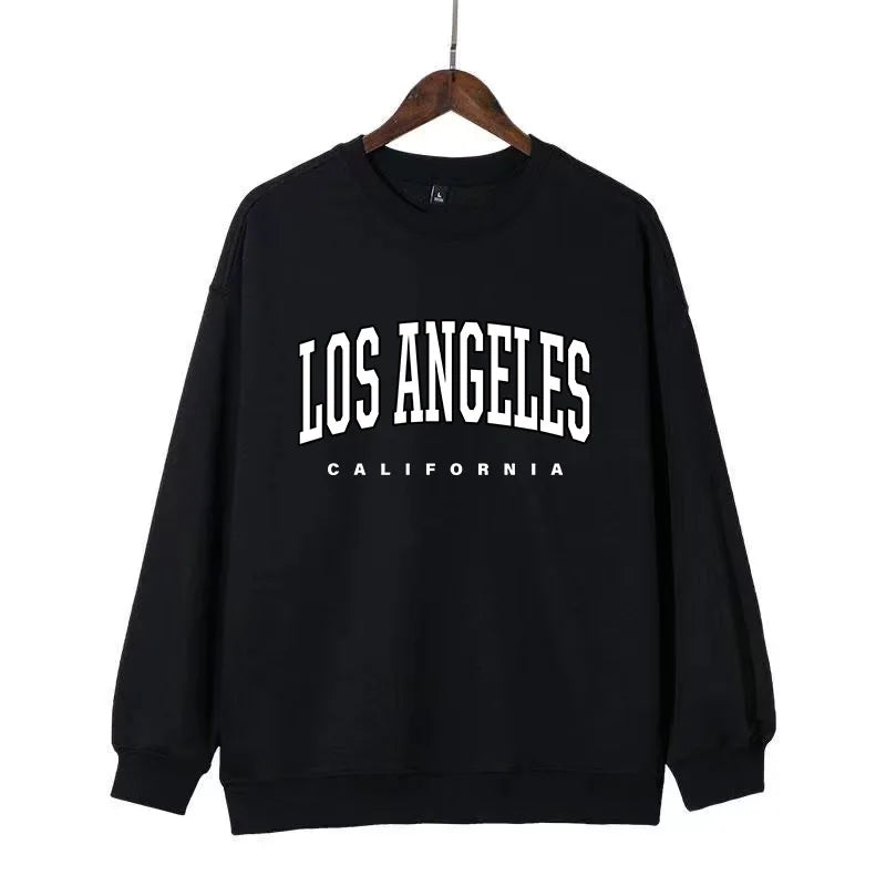 New in Mens Sweatshirts Print O-Neck Tops Outdoors Sports Jogging Mens Clothing Fashion Casual Pullover Daily Street Sportswear