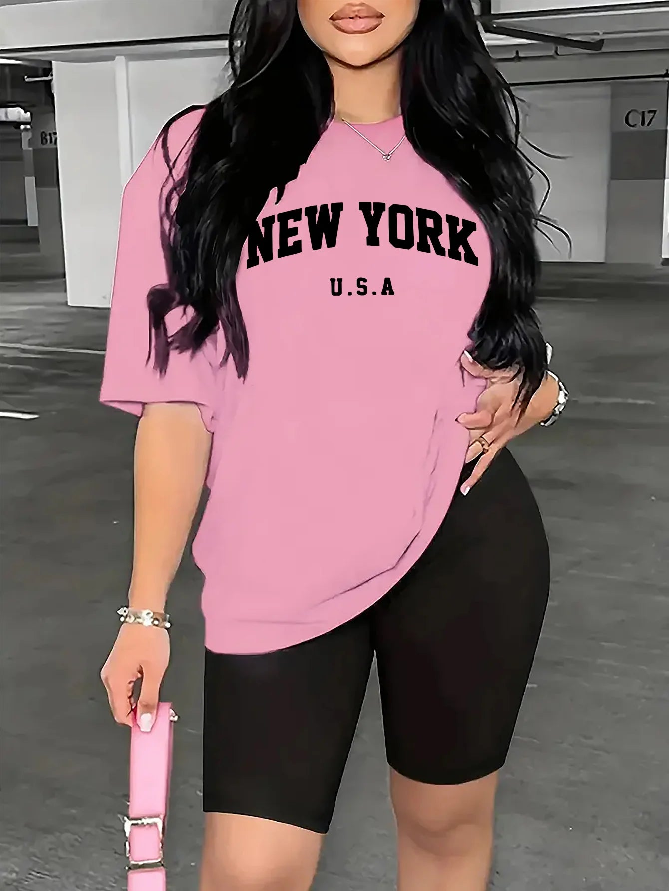 Short Sleeve T-Shirt with Running Athletic Shorts