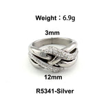 New Design Luxury Shiny Crystal Rings 18 K
