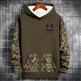 Pullover Oversized Printed  Hoodie For Men