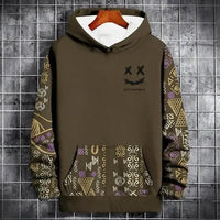 Pullover Oversized Printed  Hoodie For Men