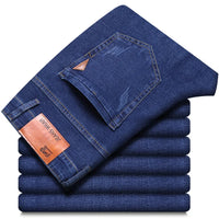 Comfortable Slim Fit Men Straight Jeans