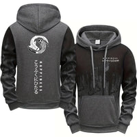 Casual Mens Tracksuit Printed Splash-ink Hooded Sweatshirts Outdoors Sports Jogging Mens Clothing Street Single Piece Tops Pants