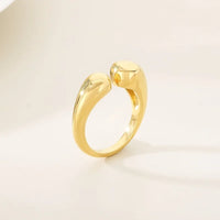 Luxury Rings Anillo Gifts For Women - Stainless Steel 304 - KR111374-GC