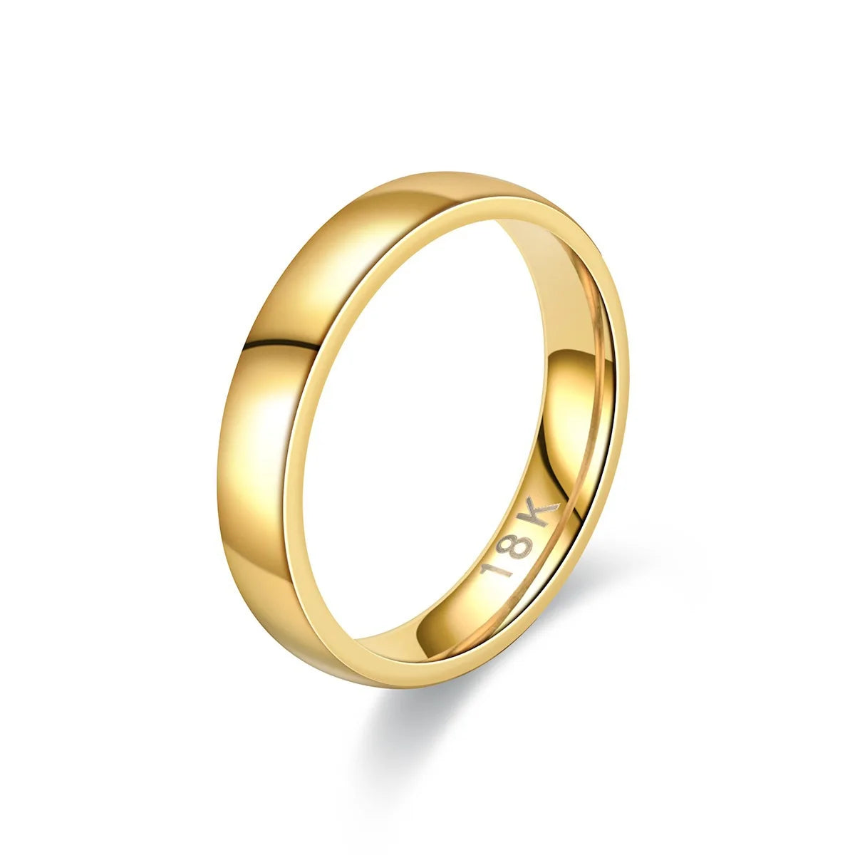 Gold Plated Ring Gold Colour Fashion