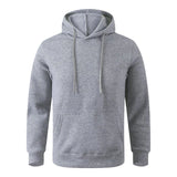 iCool Solid Color Versatile Men Hoodie