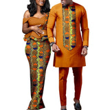 African Couple Dress Outfits Shirt and Pant for  Wedding