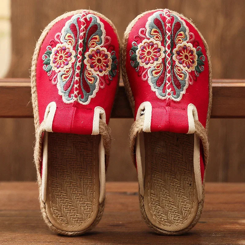 Women's Ancient Ethnic Style Woven Shoes