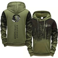 Casual Mens Tracksuit Printed Splash-ink Hooded Sweatshirts Outdoors Sports Jogging Mens Clothing Street Single Piece Tops Pants