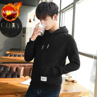 Men's Fleeced Hooded Sweatshirt