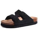 Soft Cork Crestar Genuine Suede Clogs for Women