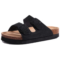 Soft Cork Crestar Genuine Suede Clogs for Women