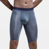 Breathable Pouch Middle Long Leg Boxers