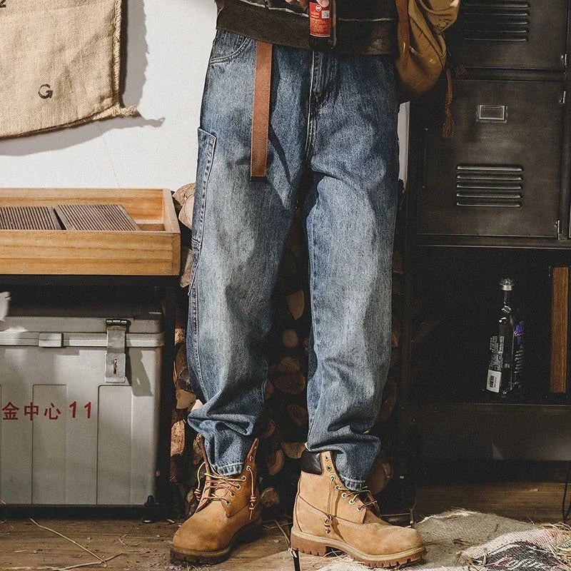 Luxury Tapered Cowboy Cargo Pants