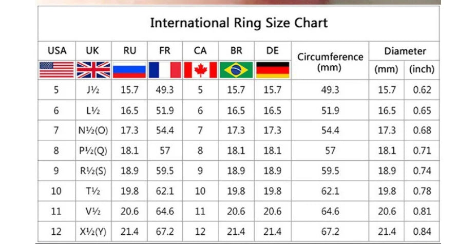 Sparkling 9 Women Shinning White Sapphire Wedding Ring Cubic Zirconia Jewelry Gifts Size 6-10