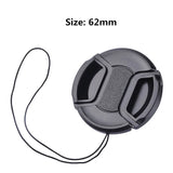 Camera Lens Cap High-quality 40.5mm 49mm 52mm 55mm 58mm 62mm 67mm 72mm 77mm 82mm Snap on Front Lens Cap for Camera