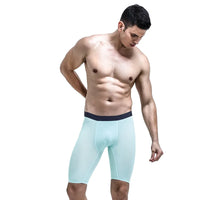 Breathable Pouch Middle Long Leg Boxers