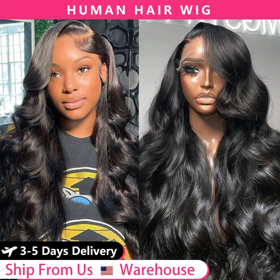 30 inch HD Lace Front Human Hair Wigs