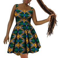 Africa Dress for Women African Wax Print Dresses Dashiki Plus Size Africa Style Clothing for Women  Dress WY10342