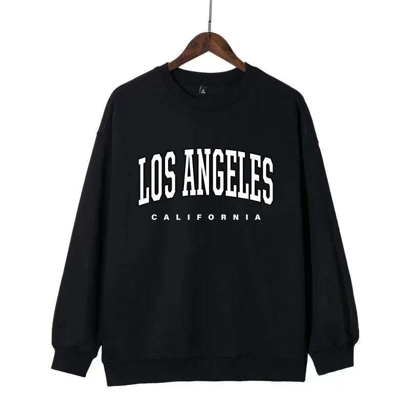 New in Mens Sweatshirts Print O-Neck Tops Outdoors Sports Jogging Mens Clothing Fashion Casual Pullover Daily Street Sportswear