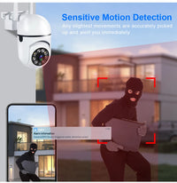 8MP Wireless Security Survillance PTZ Camera Wifi IP Outdoor 4X Zoom Cameras AI Human Tracking Two-way Audio HD Night Color Cam