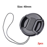 Camera Lens Cap High-quality 40.5mm 49mm 52mm 55mm 58mm 62mm 67mm 72mm 77mm 82mm Snap on Front Lens Cap for Camera