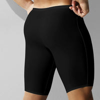 Mens Ice Silk Underwear Long Leg Boxer Briefs Trunk Sport Shorts Breathable Comfortable Swimsuit Soft Fitness Elastic Panties