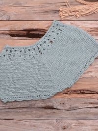 Crochet Bohemia Style Off Shoulder Bikini