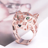 Elegant stylish gold ring