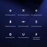 200000mAh 120W Power Bank Large Capacity Super Fast Charge Portable Power Bank With 4 Charging Cables LED Digital Display New